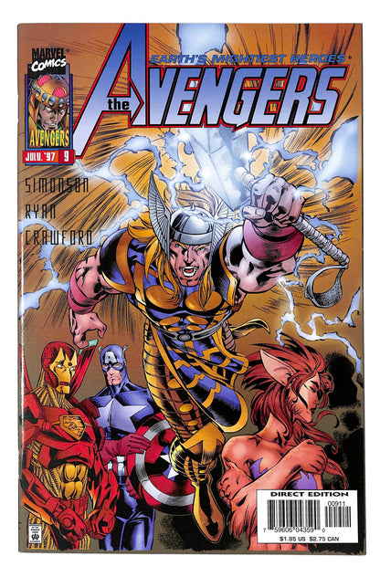 Avengers 1996 #9 Direct Edition - back issue - $10.00