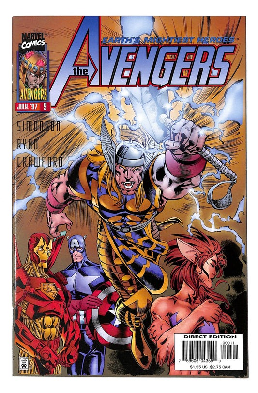 Avengers 1996 #9 Direct Edition - back issue - $10.00