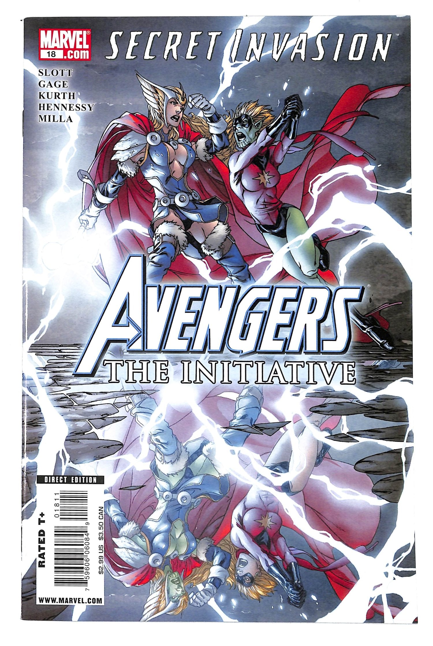 Avengers: The Initiative 2007 #18 Standard Cover - back issue - $5.00