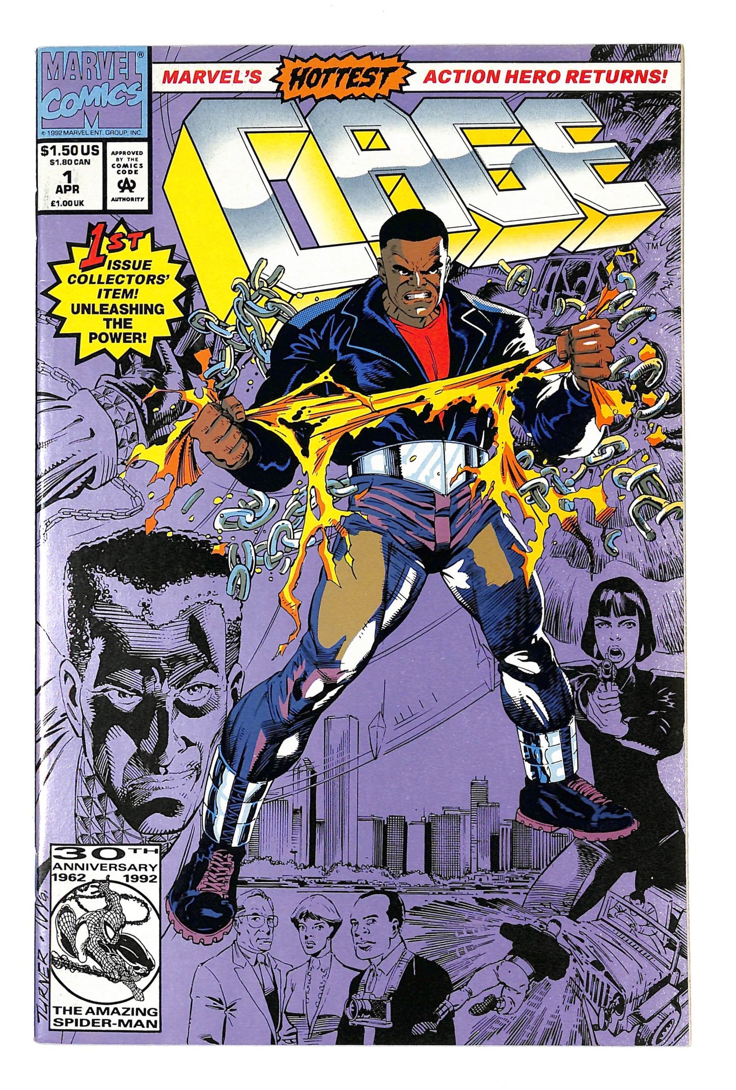 Cage 1992 #1 Direct ed. - back issue - $10.00