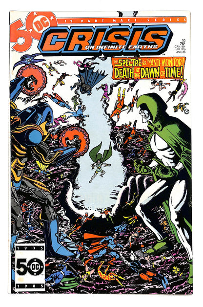 Crisis on Infinite Earths 1985 #10 Direct ed. - back issue - $5.00