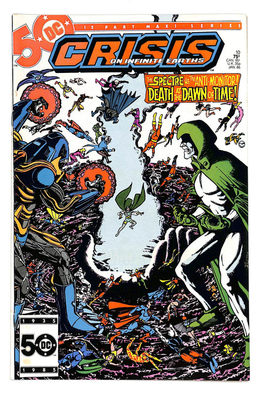Crisis on Infinite Earths 1985 #10 Direct ed. - back issue - $5.00
