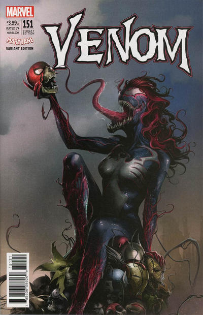 Venom 2017 #151 Variant Edition - Mary Jane - Francesco Mattina Cover - back issue - $15.00