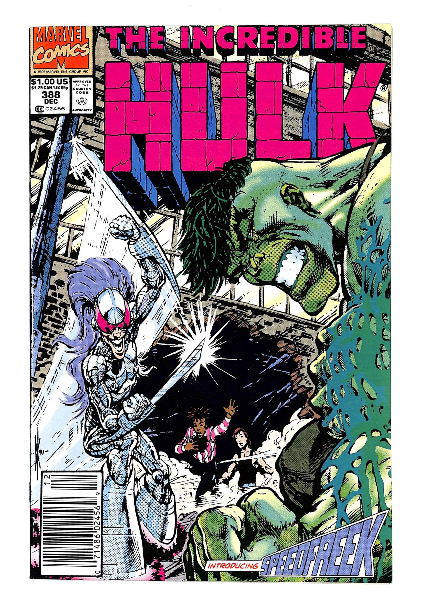 The Incredible Hulk 1968 #388 Newsstand ed. - back issue - $10.00