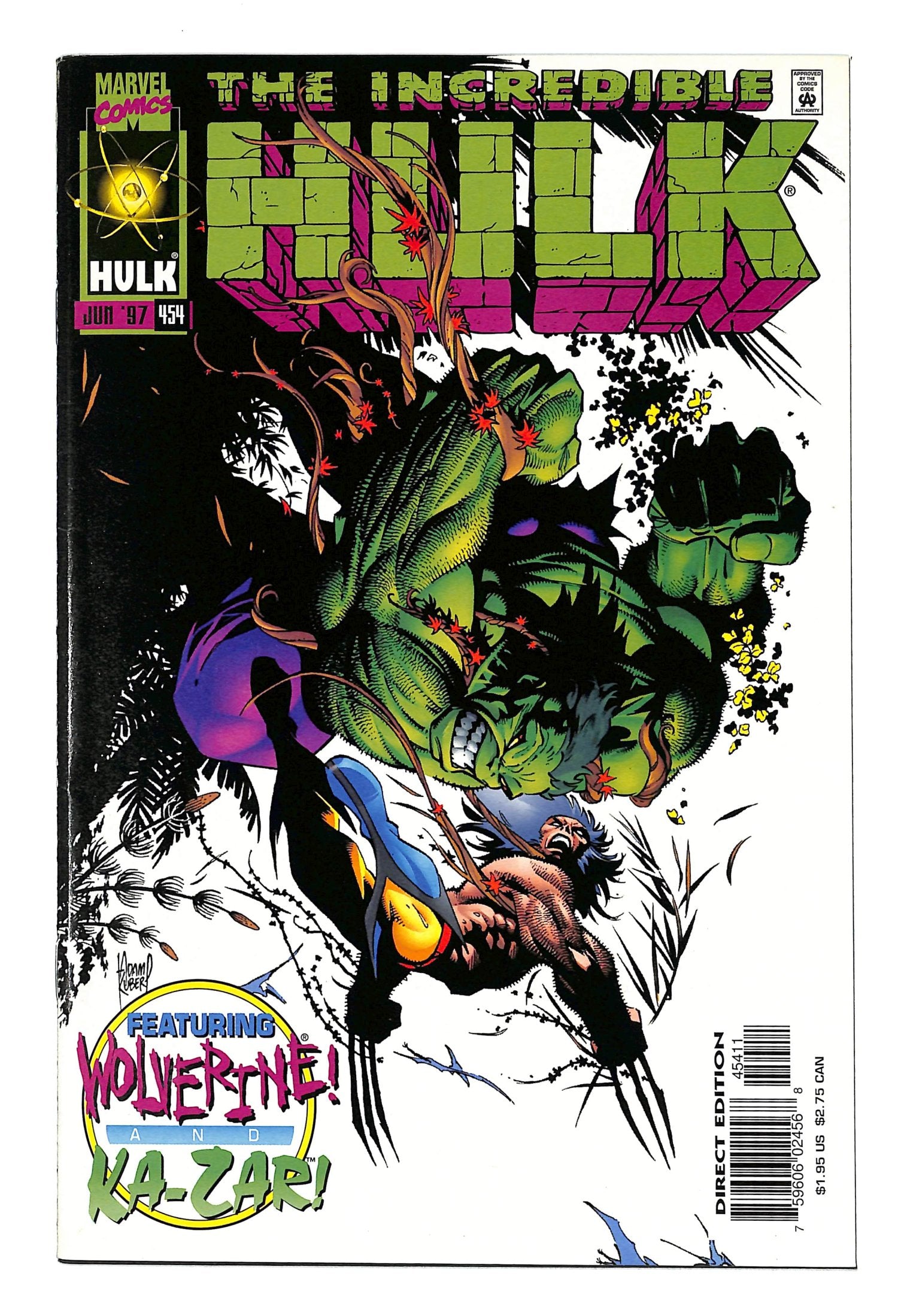 The Incredible Hulk 1968 #454 Direct Edition - back issue - $10.00