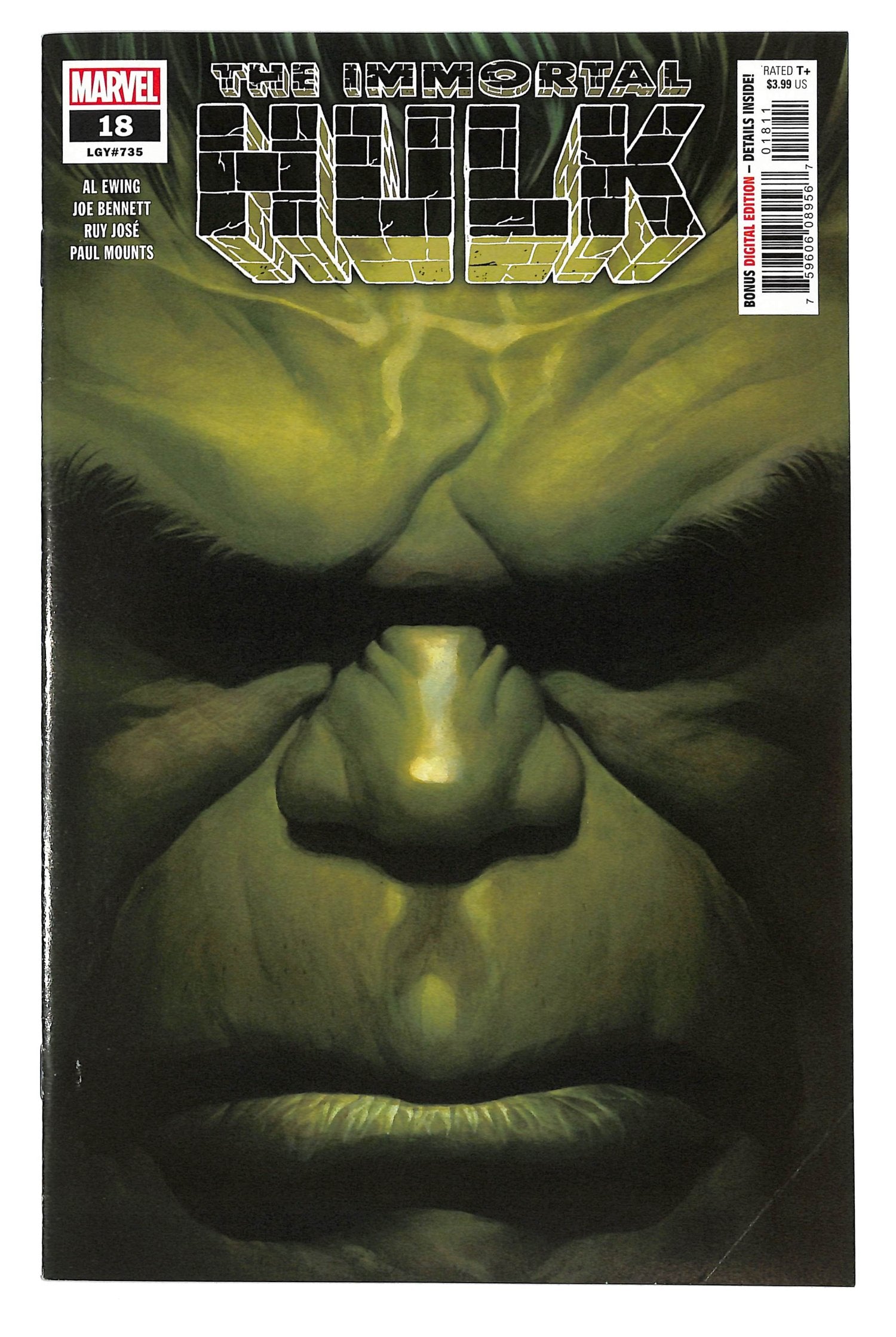 Immortal Hulk 2018 #18 - back issue - $10.00