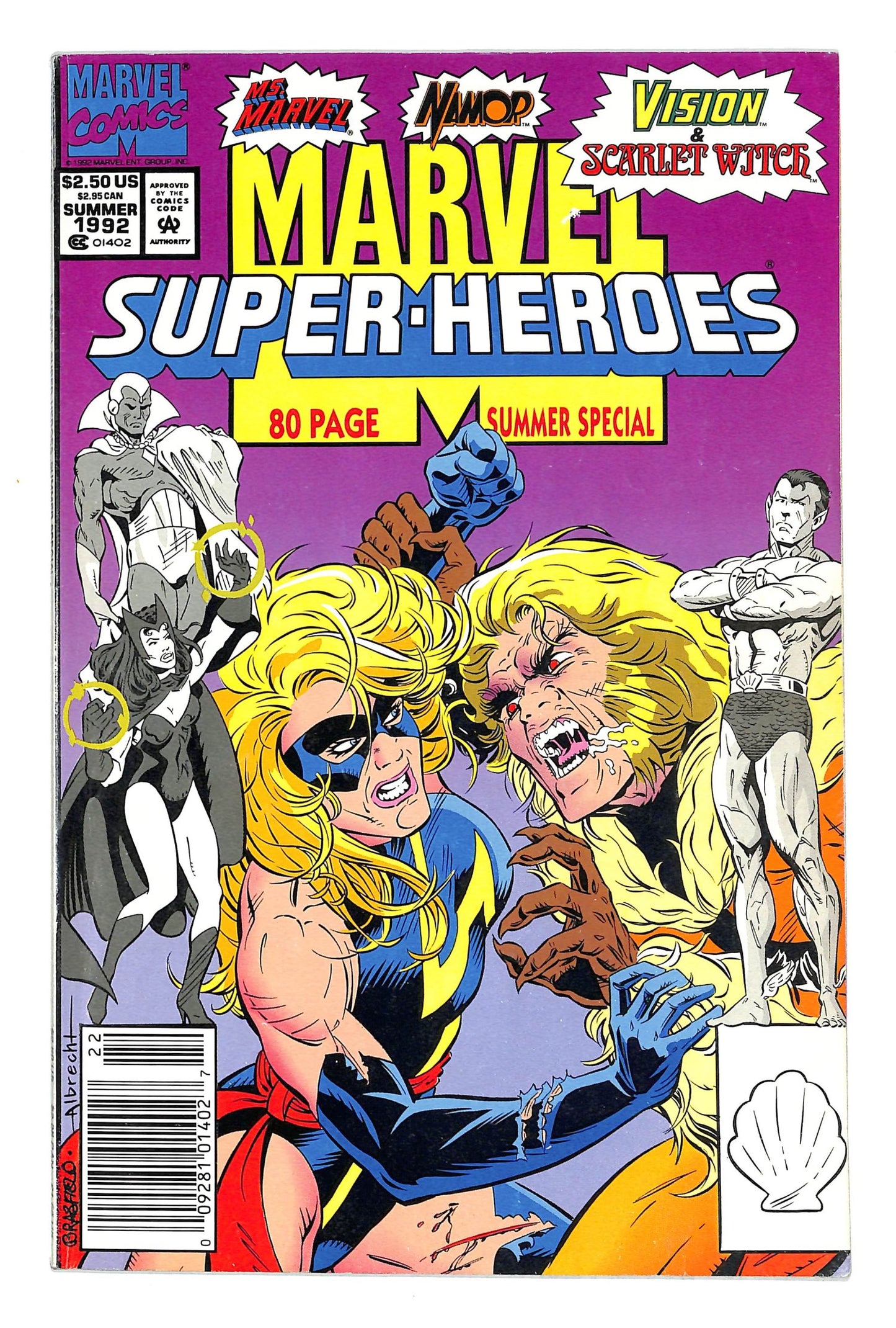 Marvel Super-Heroes 1990 #10 Newsstand ed. - back issue - $5.00