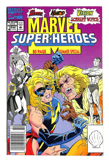 Marvel Super-Heroes 1990 #10 Newsstand ed. - back issue - $5.00