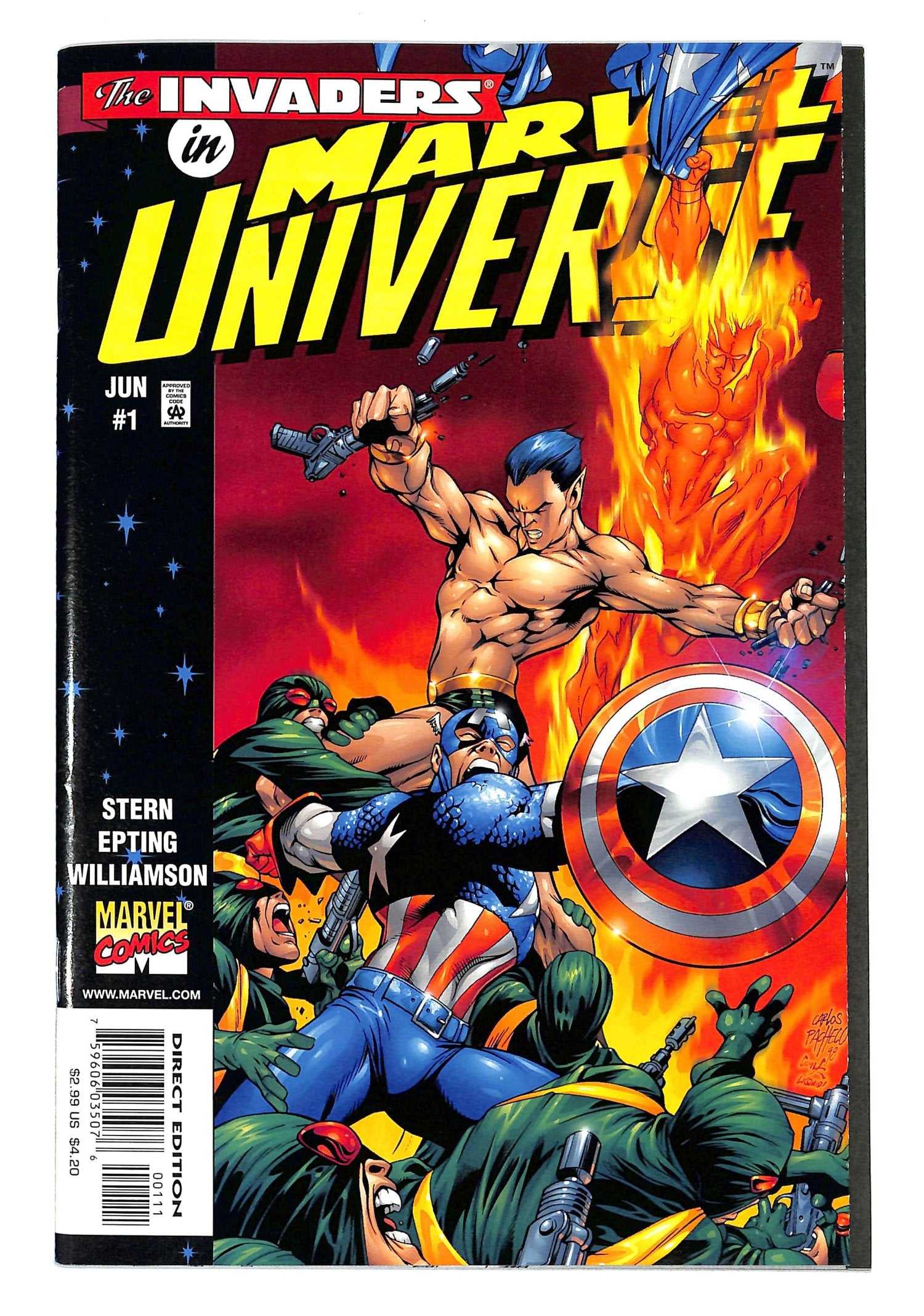 Marvel Universe 1998 #1 Direct Edition - back issue - $5.00