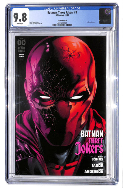 Batman: Three Jokers 2020 #3 Jason Fabok Red Hood Variant Cover - CGC 9.8 - $60.00