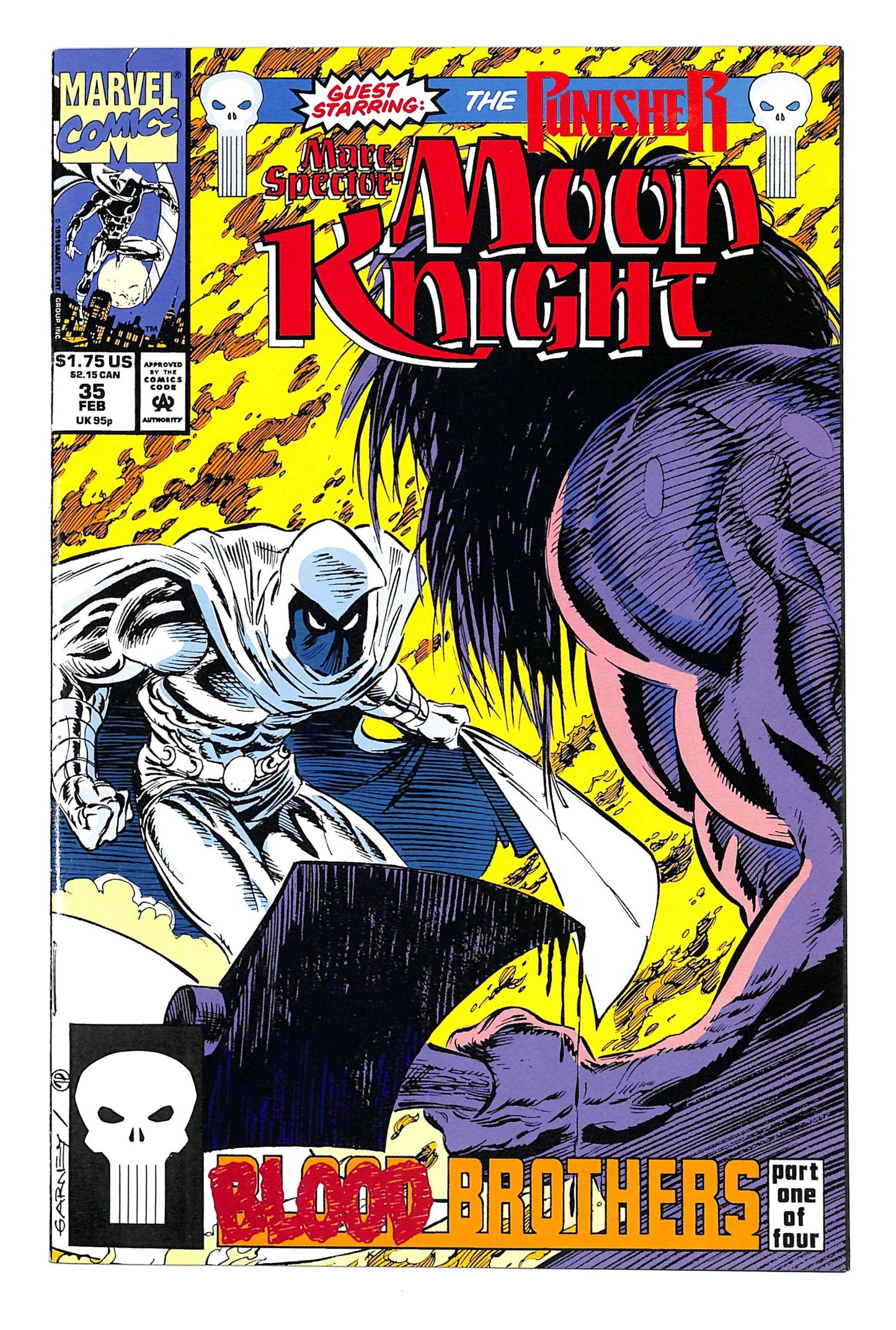 Marc Spector: Moon Knight 1989 #35 - back issue - $15.00