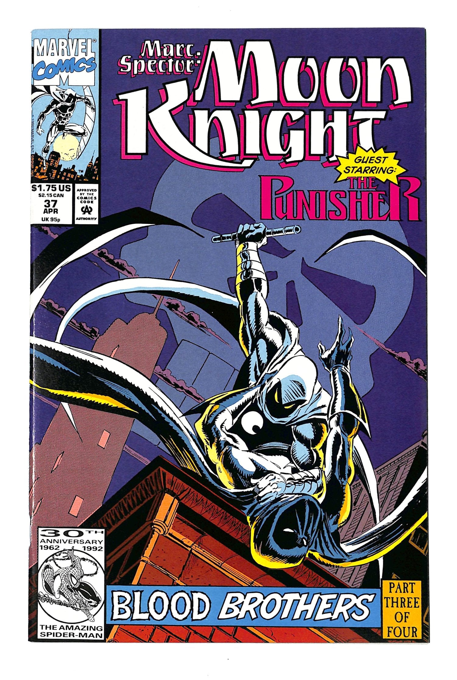Marc Spector: Moon Knight 1989 #37 - back issue - $10.00