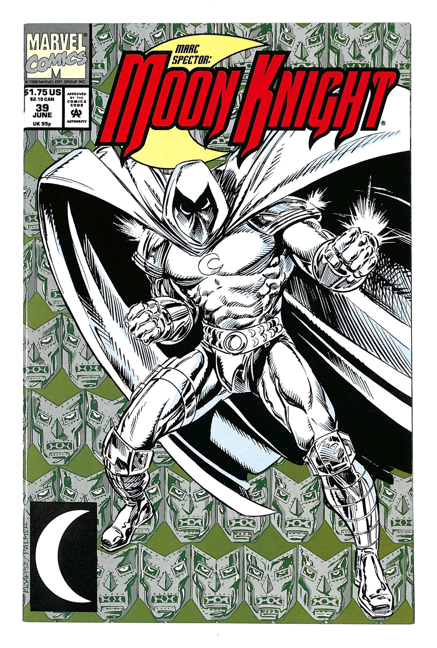 Marc Spector: Moon Knight 1989 #39 - back issue - $10.00