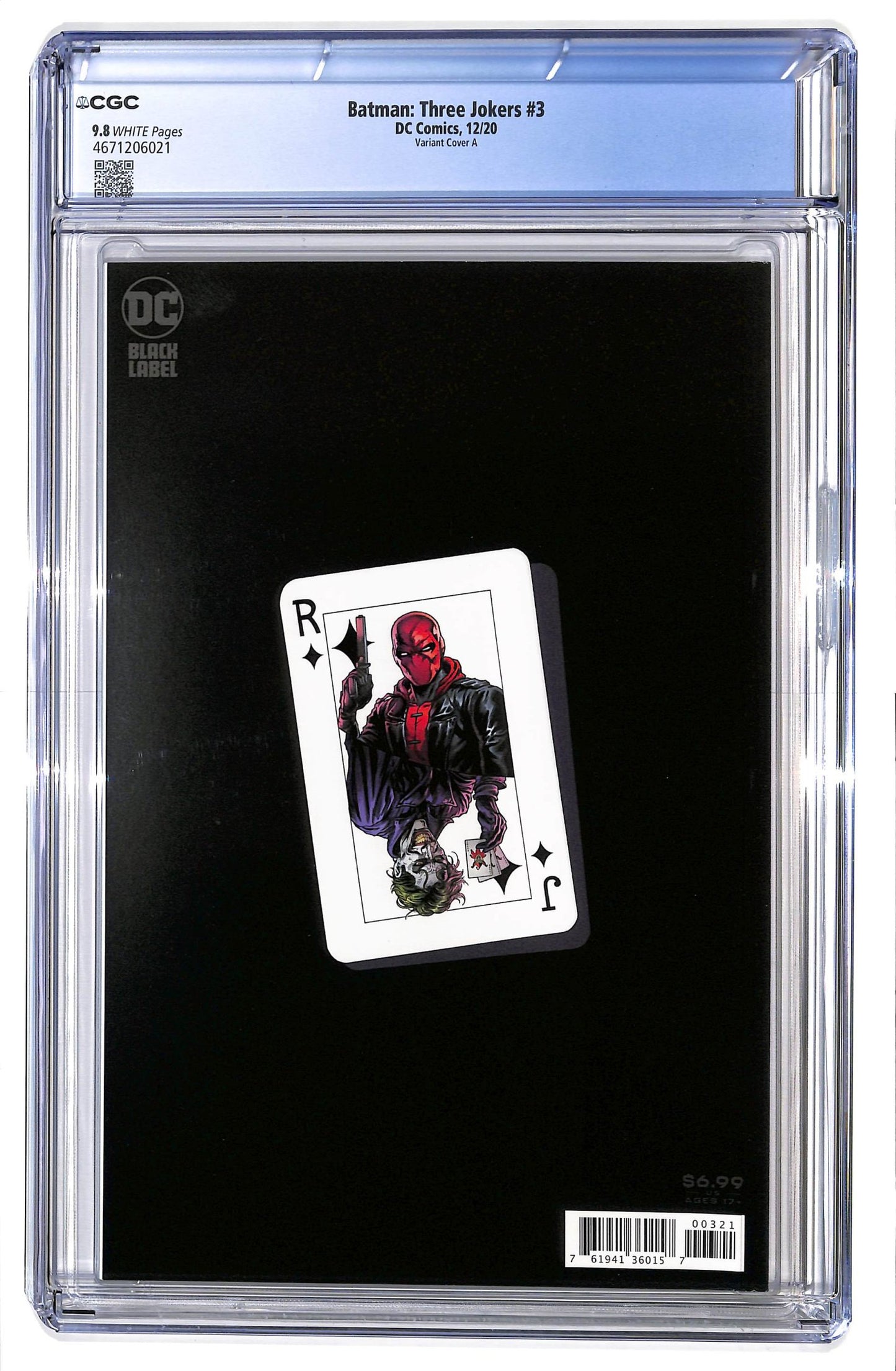 Batman: Three Jokers 2020 #3 Jason Fabok Red Hood Variant Cover - CGC 9.8 - $60.00