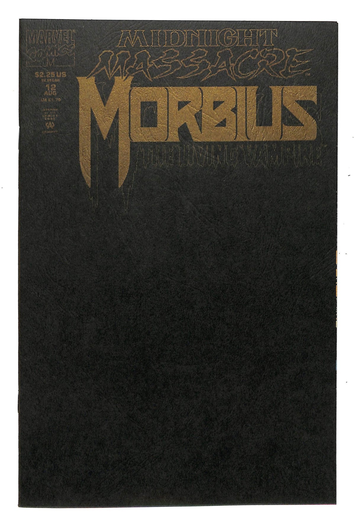 Morbius: The Living Vampire 1992 #12 - back issue - $10.00