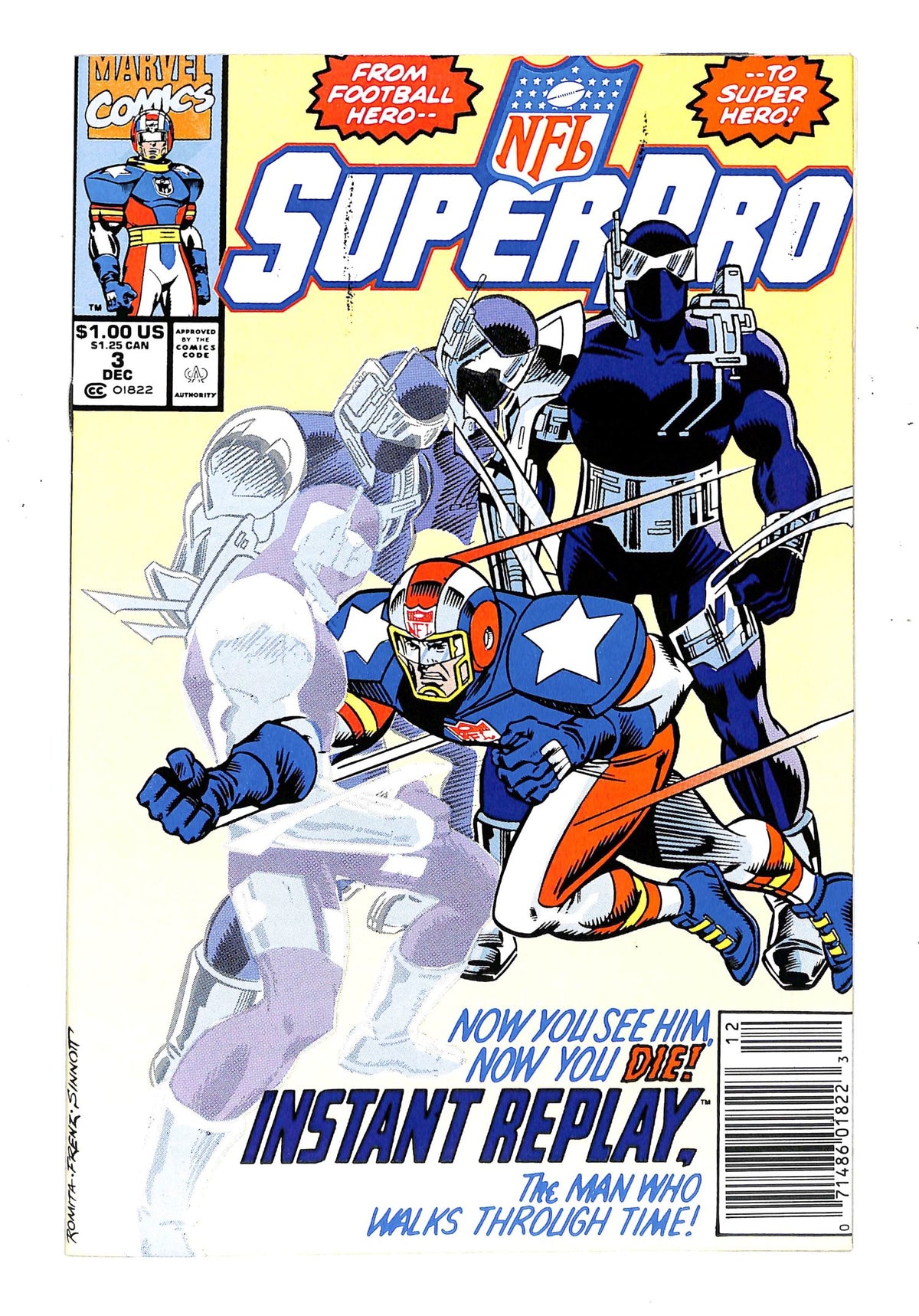 NFL Superpro 1991 #3 Newsstand ed. - back issue - $5.00