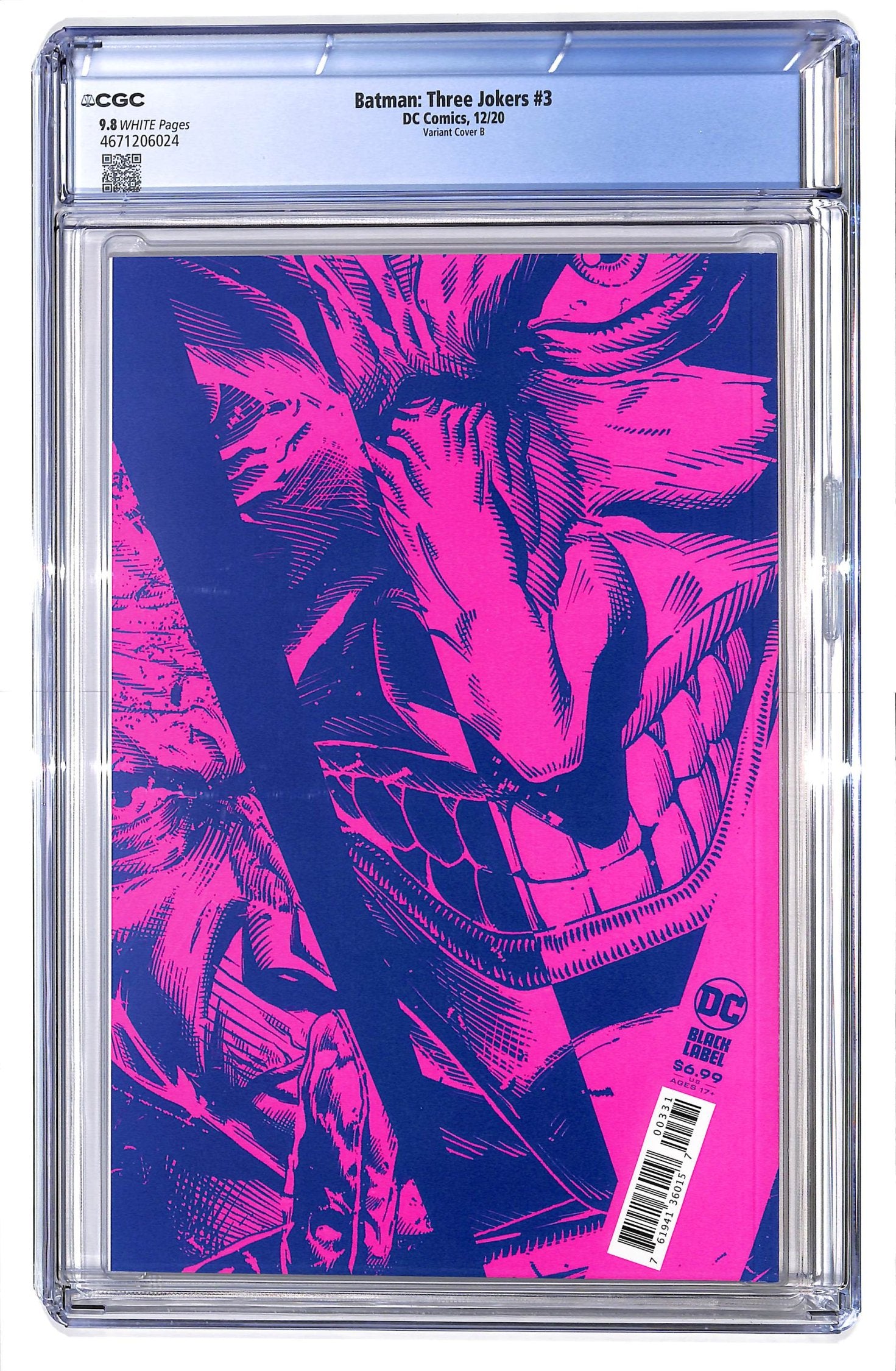 Batman: Three Jokers 2020 #3 Jason Fabok Purple Joker Variant Cover - CGC 9.8 - $65.00