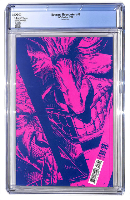 Batman: Three Jokers 2020 #3 Jason Fabok Purple Joker Variant Cover - CGC 9.8 - $65.00