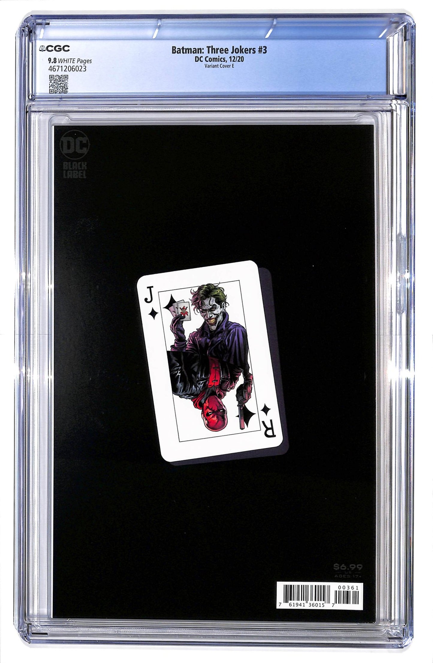 Batman: Three Jokers 2020 #3 Jason Fabok Stand-Up Comedian Variant Cover - CGC 9.8 - $50.00