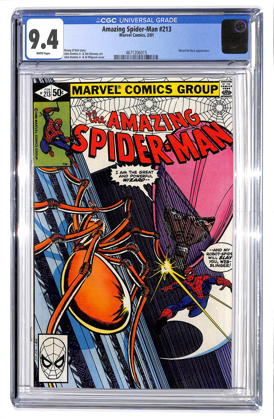 The Amazing Spider-Man 1963 #213 Direct ed. - CGC 9.4 - $65.00