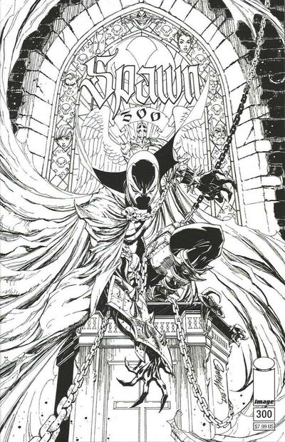 Spawn 1992 #300 Cover N - back issue - $10.00