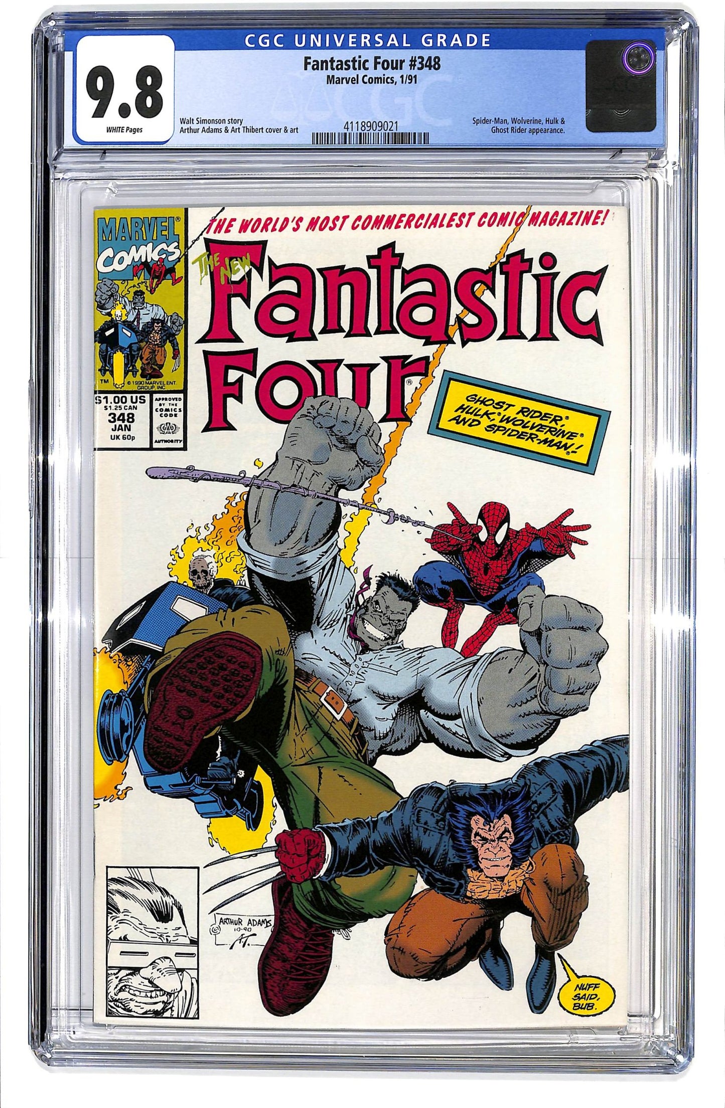 Fantastic Four 1961 #348 Direct ed. - CGC 9.8 - $130.00