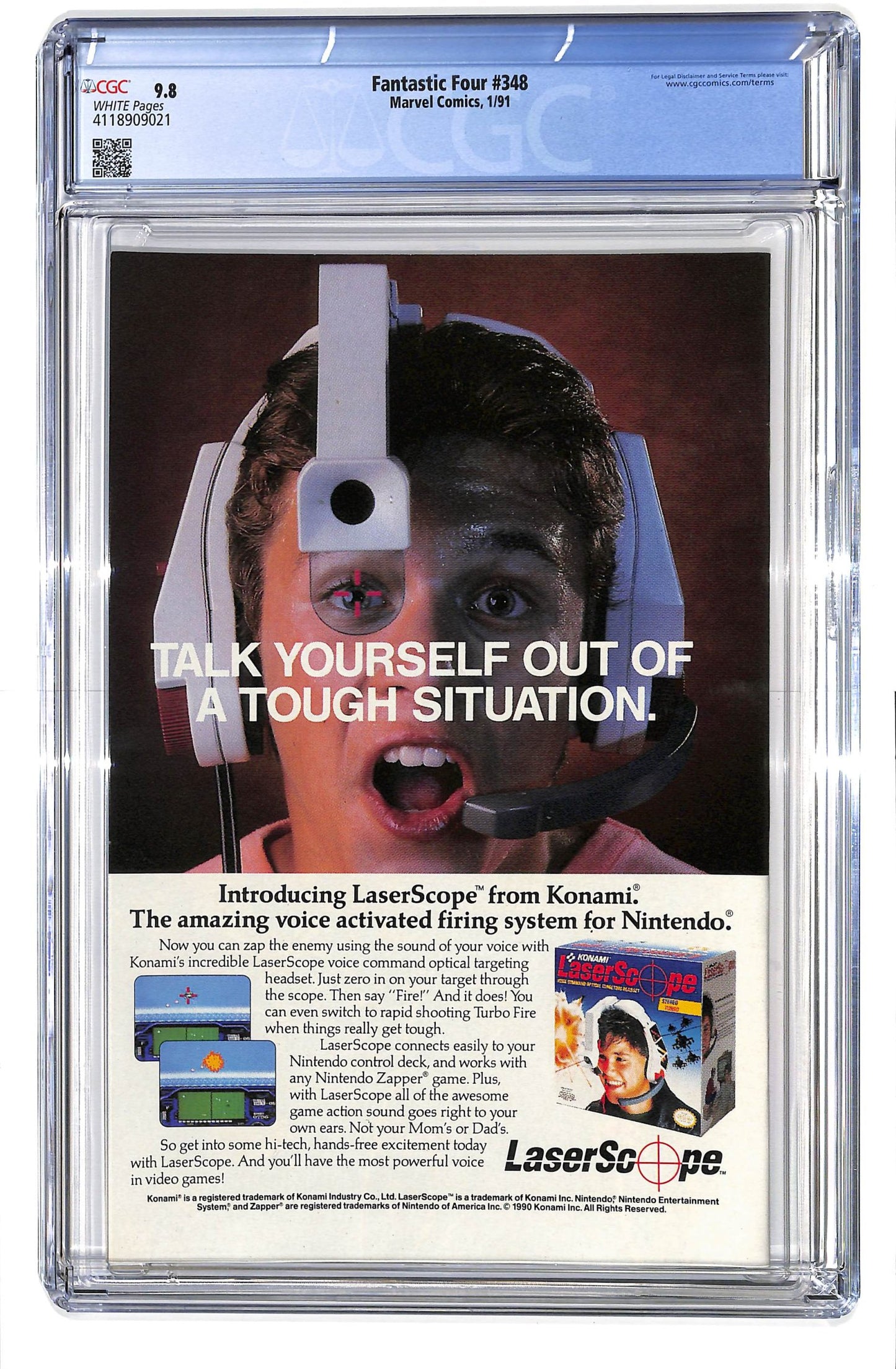 Fantastic Four 1961 #348 Direct ed. - CGC 9.8 - $130.00