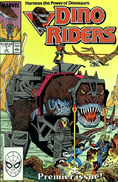 Dino Riders 1989 #1 Direct ed. - back issue - $10.00