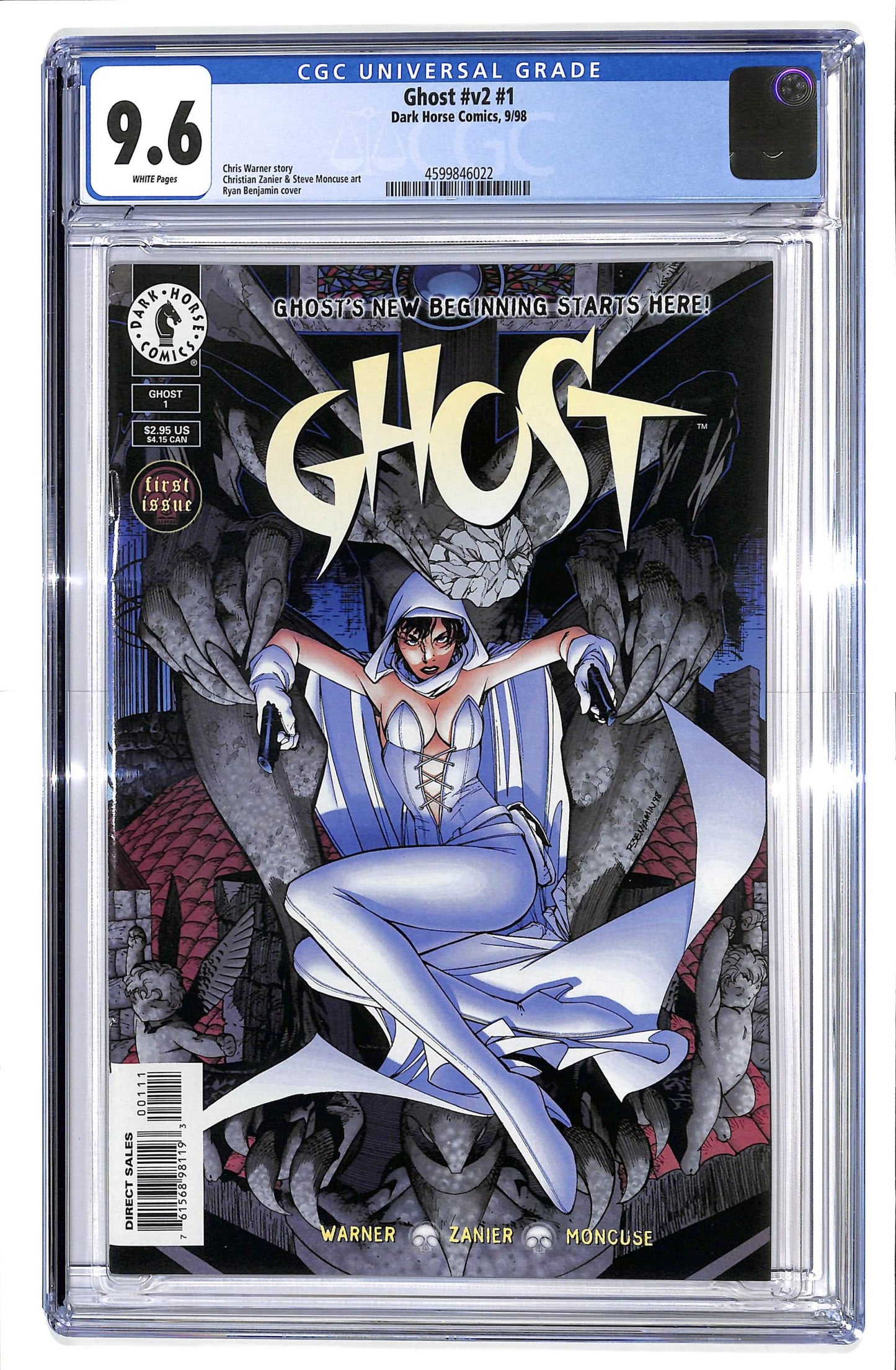 Ghost 1998 #1 - CGC 9.6 - $70.00