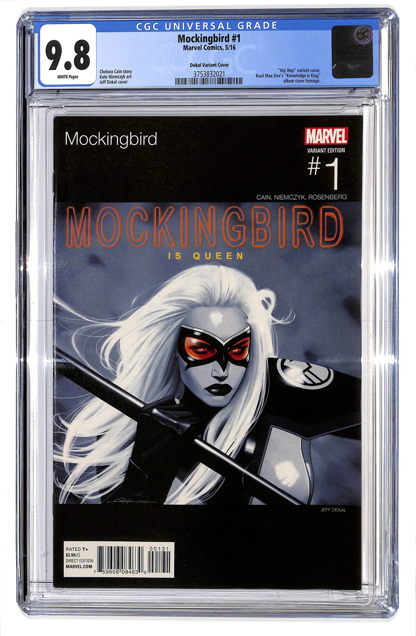 Mockingbird 2016 #1 Jeff Dekal Hip-Hop Variant - CGC 9.8 - $85.00