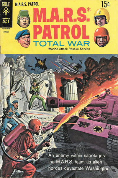 M.A.R.S. Patrol Total War 1966 #6 Canadian - 8.5 - $50.00