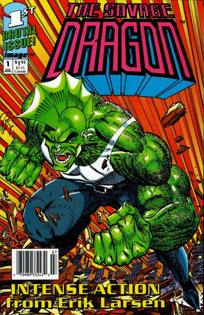 The Savage Dragon 1992 #1 Newsstand ed. - back issue - $10.00