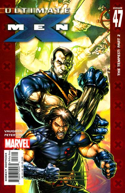 Ultimate X-Men 2001 #47 Signed by Brian K. Vaughan - back issue