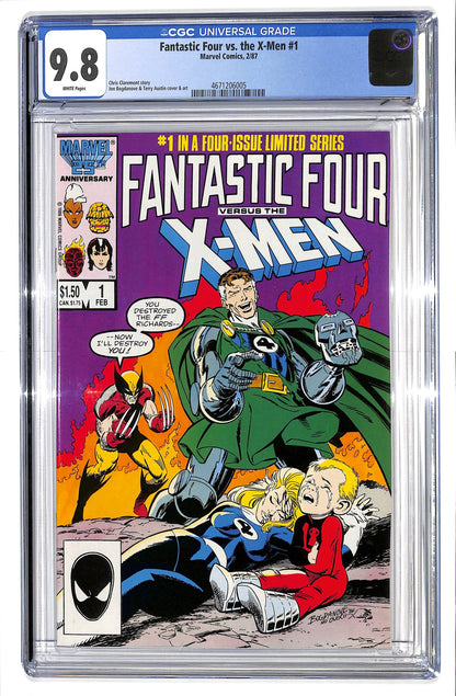 Fantastic Four vs. X-Men 1987 #1 Direct ed. - CGC 9.8 - $85.00