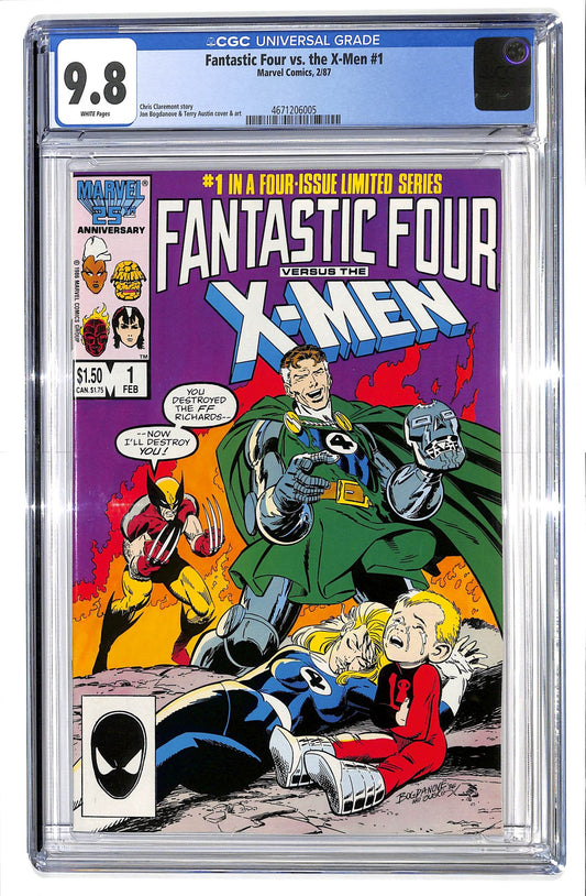 Fantastic Four vs. X-Men 1987 #1 Direct ed. - CGC 9.8 - $85.00