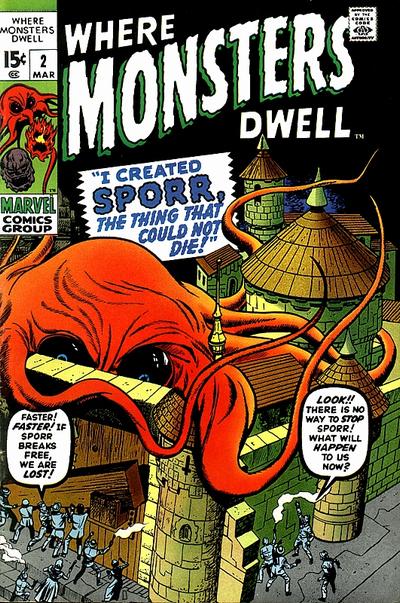 Where Monsters Dwell 1970 #2 - 8.0 - $40.00