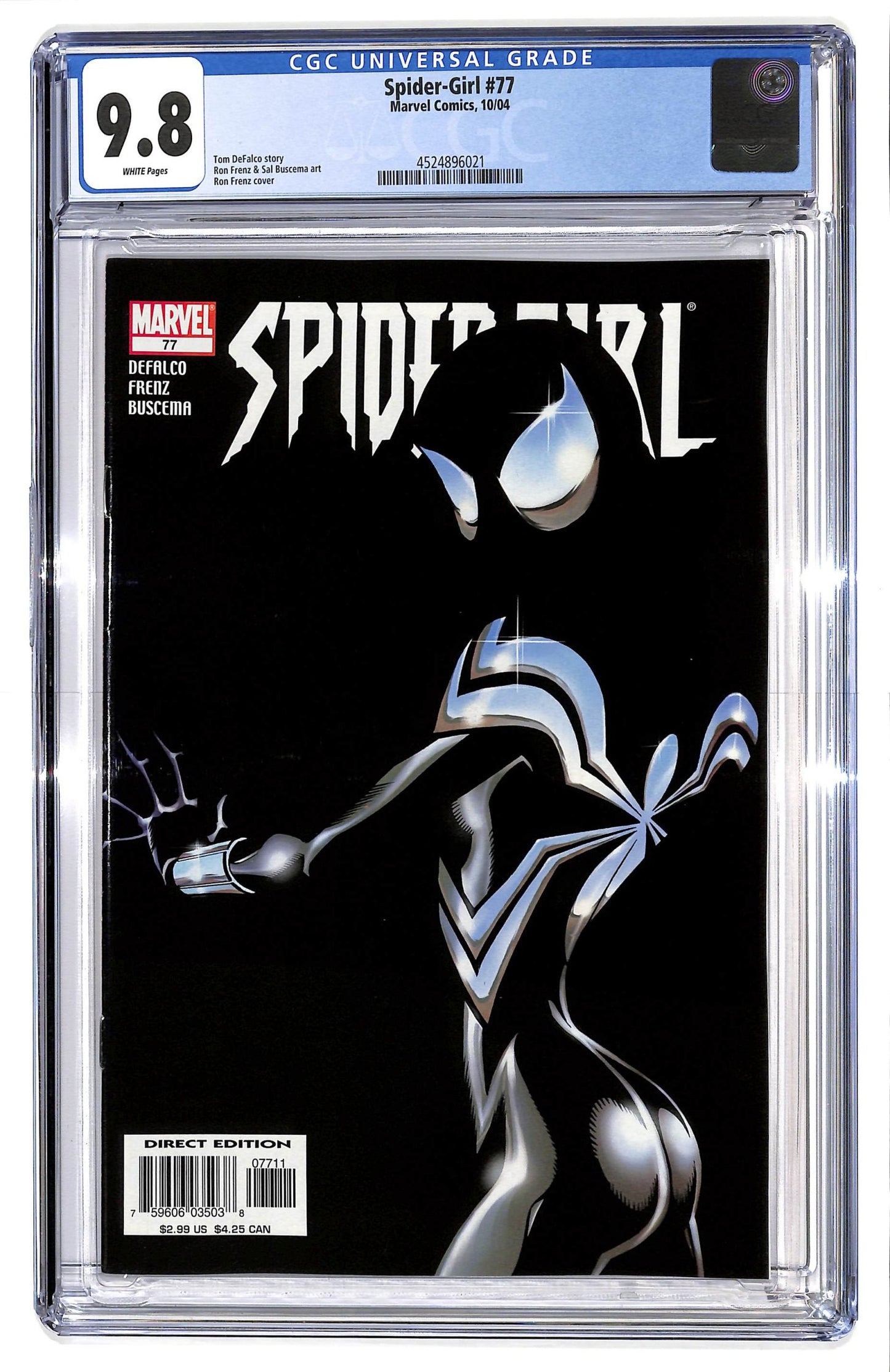 Spider-Girl 1998 #77 - CGC 9.8 - $250.00
