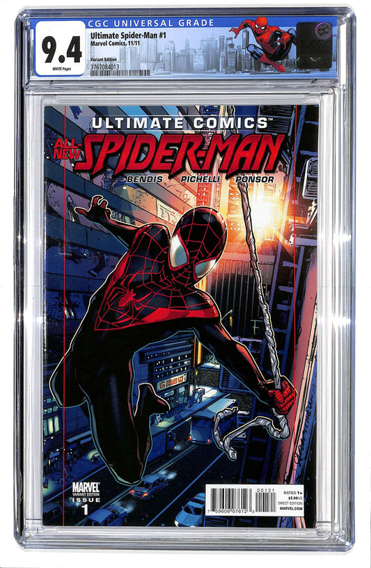 Ultimate Comics Spider-Man 2011 #1 Sara Pichelli Variant Cover - CGC 9.4 - $400.00