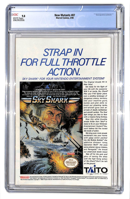 The New Mutants 1983 #87 Direct ed. - CGC 9.8 - $500.00
