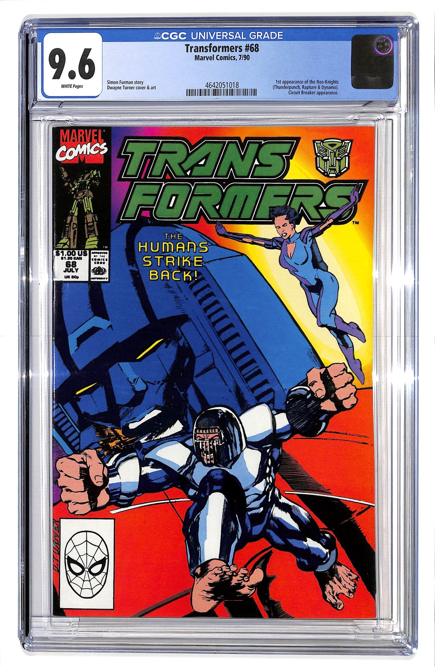 The Transformers 1984 #68 Newsstand ed. - CGC 9.6 - $70.00
