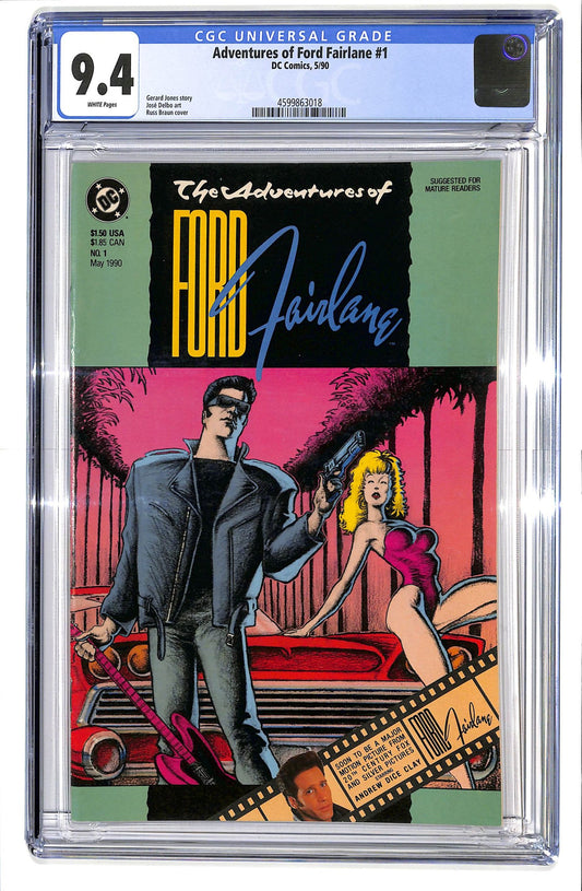 The Adventures of Ford Fairlane 1990 #1 - CGC 9.4 - $50.00