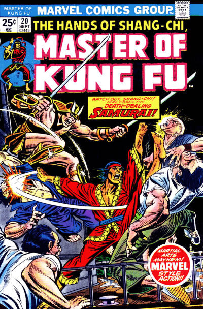 Master of Kung Fu 1974 #20 - back issue - $20.00