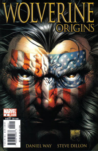 Wolverine: Origins 2006 #2 Quesada Cover [American Flag] - back issue - $10.00