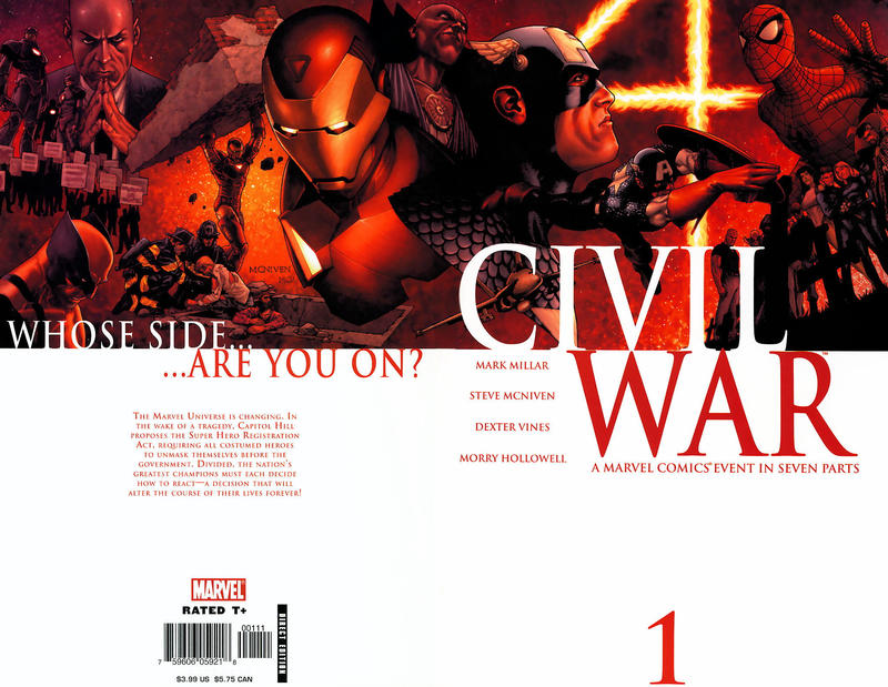 Civil War 2006 #1 Standard Cover - mid grade - $5.00