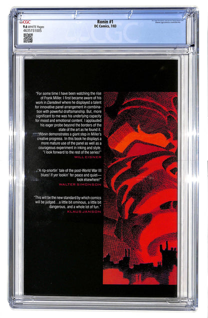 R?nin 1983 #1 - CGC 9.6 - $70.00