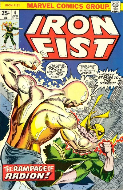 Iron Fist 1975 #4 25¢ - 9.0 - $35.00