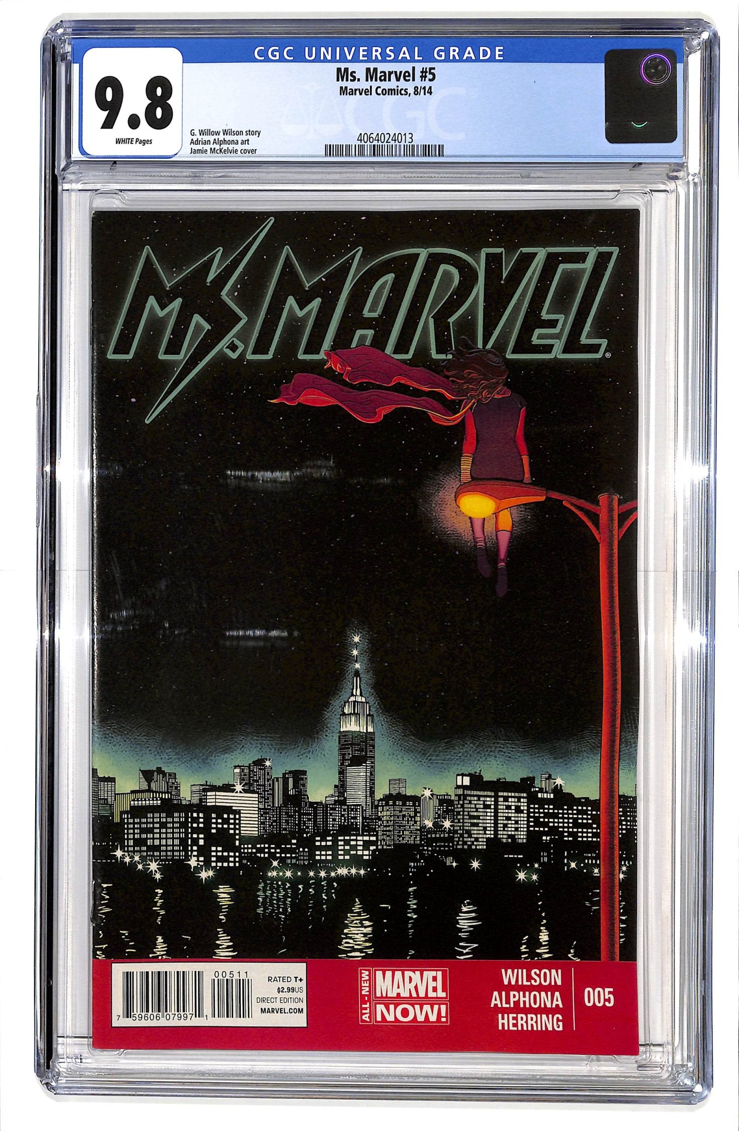 Ms. Marvel 2014 #5 - CGC 9.8 - $90.00