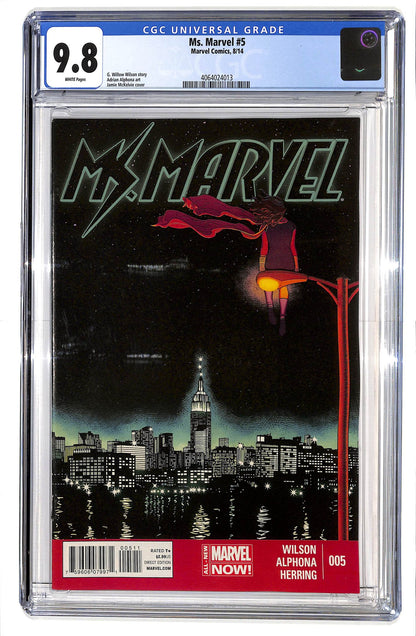 Ms. Marvel 2014 #5 - CGC 9.8 - $90.00