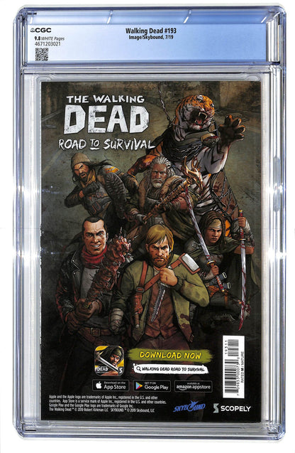 The Walking Dead 2003 #193 - CGC 9.8 - $85.00
