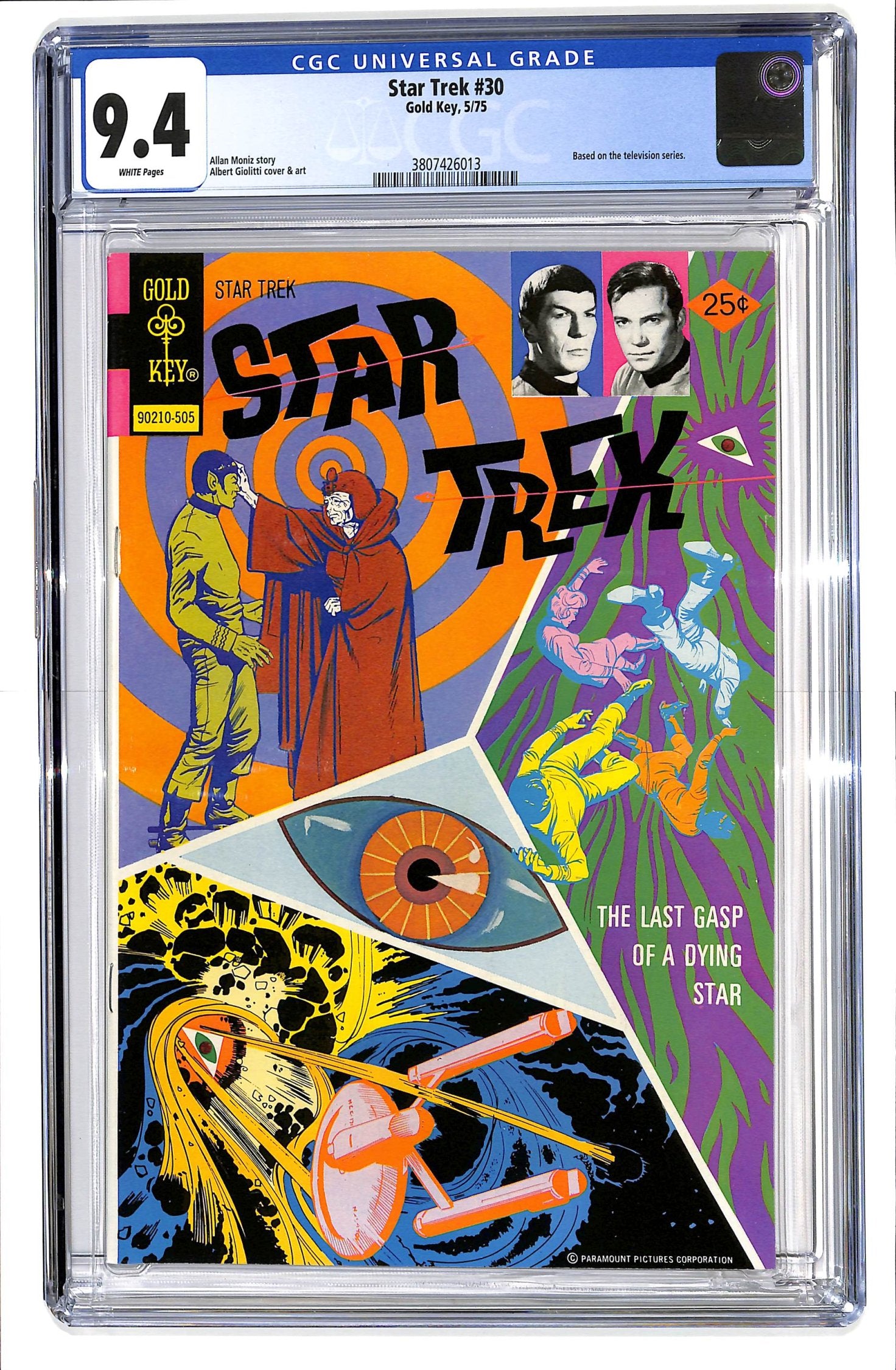 Star Trek 1967 #30 - CGC 9.4 - $125.00